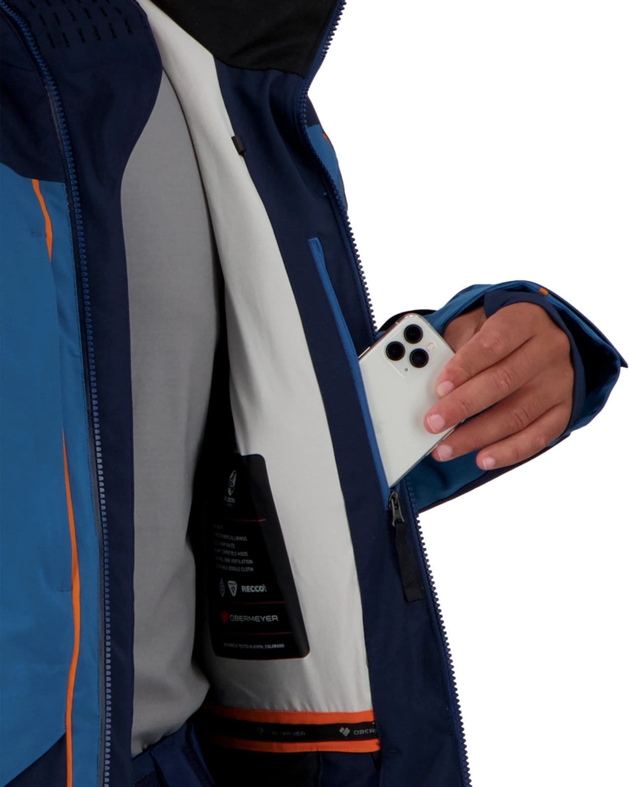 Obermeyer Kodiak Jacket - Admiral 10 Obermeyer Kodiak Jacket - Admiral - Image 8