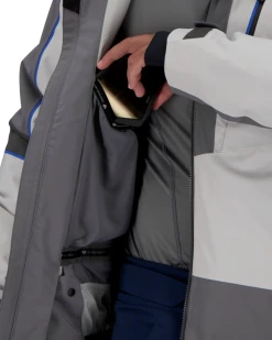 Obermeyer Charger Jacket - Fog -Obermeyer Sales Store WebZoom 2110317001 S10 MODDET6