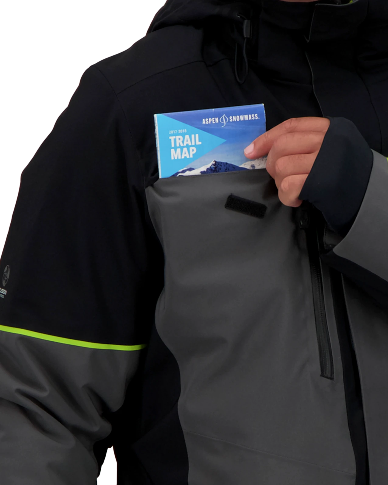 Obermeyer Kenai Jacket - Coal 8 Obermeyer Kenai Jacket - Coal - Image 6