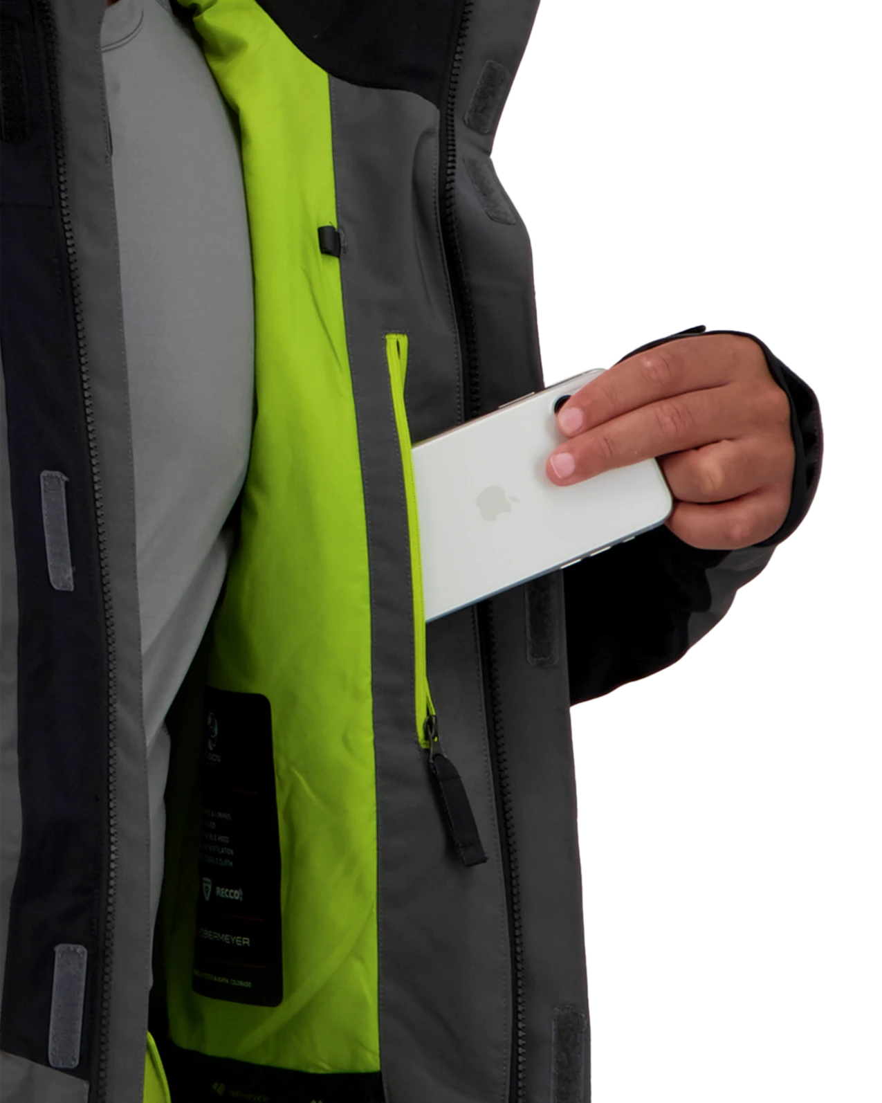 Obermeyer Kenai Jacket - Coal 11 Obermeyer Kenai Jacket - Coal - Image 9