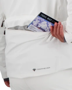 Obermeyer Stout Jacket - White -Obermeyer Sales Store WebZoom 2110516010 S09 MODDET5