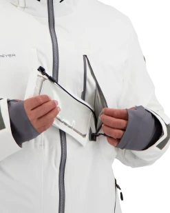 Obermeyer Stout Jacket - White -Obermeyer Sales Store WebZoom 2110516010 S10 MODDET6