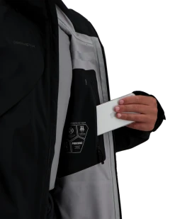 Obermeyer Foraker Shell Jacket - Black 20 Obermeyer Foraker Shell Jacket - Black -Obermeyer Sales Store WebZoom 2204516009 S09 MODDET5