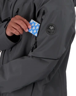 Obermeyer Foraker Shell Jacket - Coal -Obermeyer Sales Store WebZoom 2204520004 S06 MODDET2