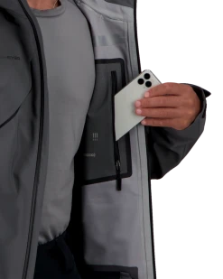 Obermeyer Foraker Shell Jacket - Coal -Obermeyer Sales Store WebZoom 2204520004 S09 MODDET5