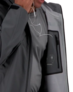 Obermeyer Foraker Shell Jacket - Coal -Obermeyer Sales Store WebZoom 2204520004 S10 MODDET6