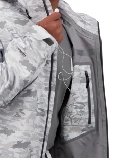 Obermeyer Foraker Shell Jacket - Snow Squall -Obermeyer Sales Store WebZoom 2204521104 S10 MODDET6