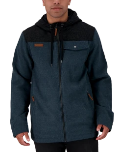Obermeyer Wyatt Wooly Jacket - Raw Indigo