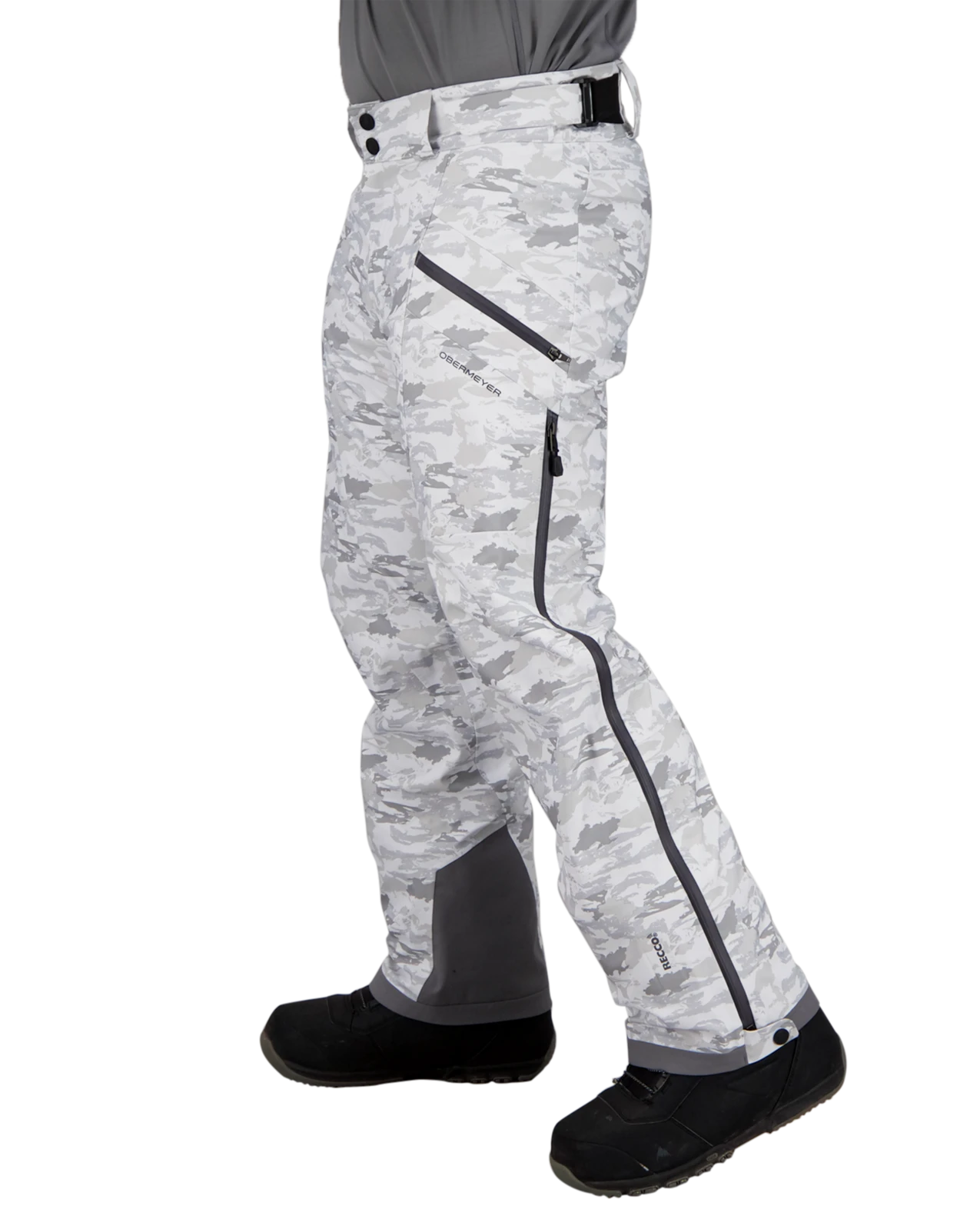 Obermeyer Foraker Shell Pant - Snow Squall 5 Obermeyer Foraker Shell Pant - Snow Squall - Image 3
