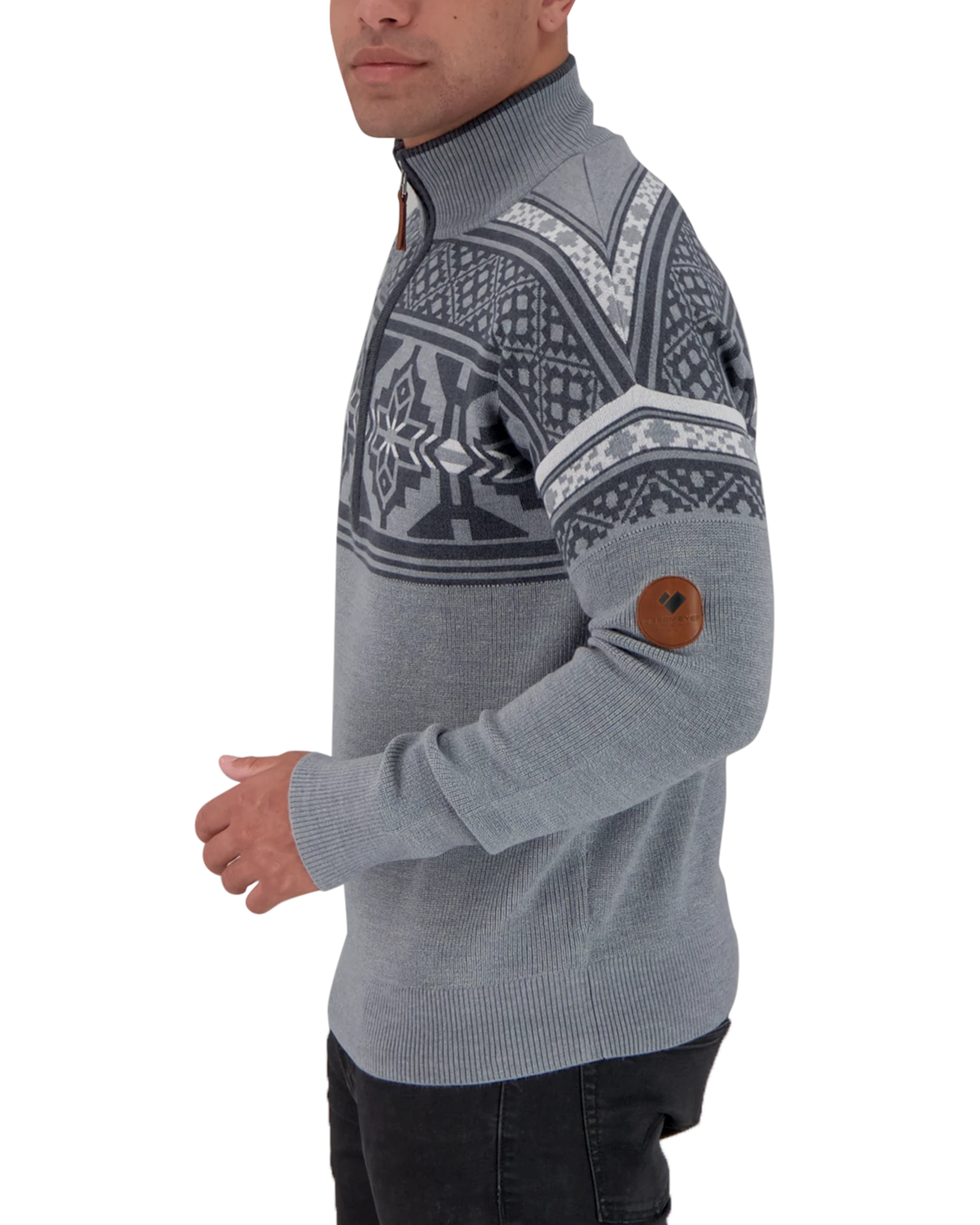 Obermeyer Fritz ½ Zip Sweater - Knightly 5 Obermeyer Fritz ½ Zip Sweater - Knightly - Image 3