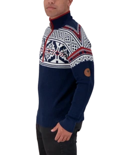 Obermeyer Fritz ½ Zip Sweater - Admiral -Obermeyer Sales Store WebZoom 2602821174 S04 MODSDE