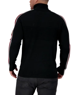Obermeyer Vince ½ Zip Sweater - Black -Obermeyer Sales Store WebZoom 2603016009 S03 MODBCK