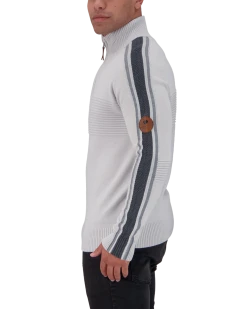 Obermeyer Vince ½ Zip Sweater - Fog -Obermeyer Sales Store WebZoom 2603017001 S04 MODSDE