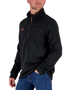 Obermeyer Jace Fleece Pullover - Black -Obermeyer Sales Store WebZoom 2704416009 S04 MODSDE
