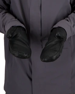 Obermeyer Men's Leather Mitten - Black -Obermeyer Sales Store WebZoom 2801816009 S02 MODBCK