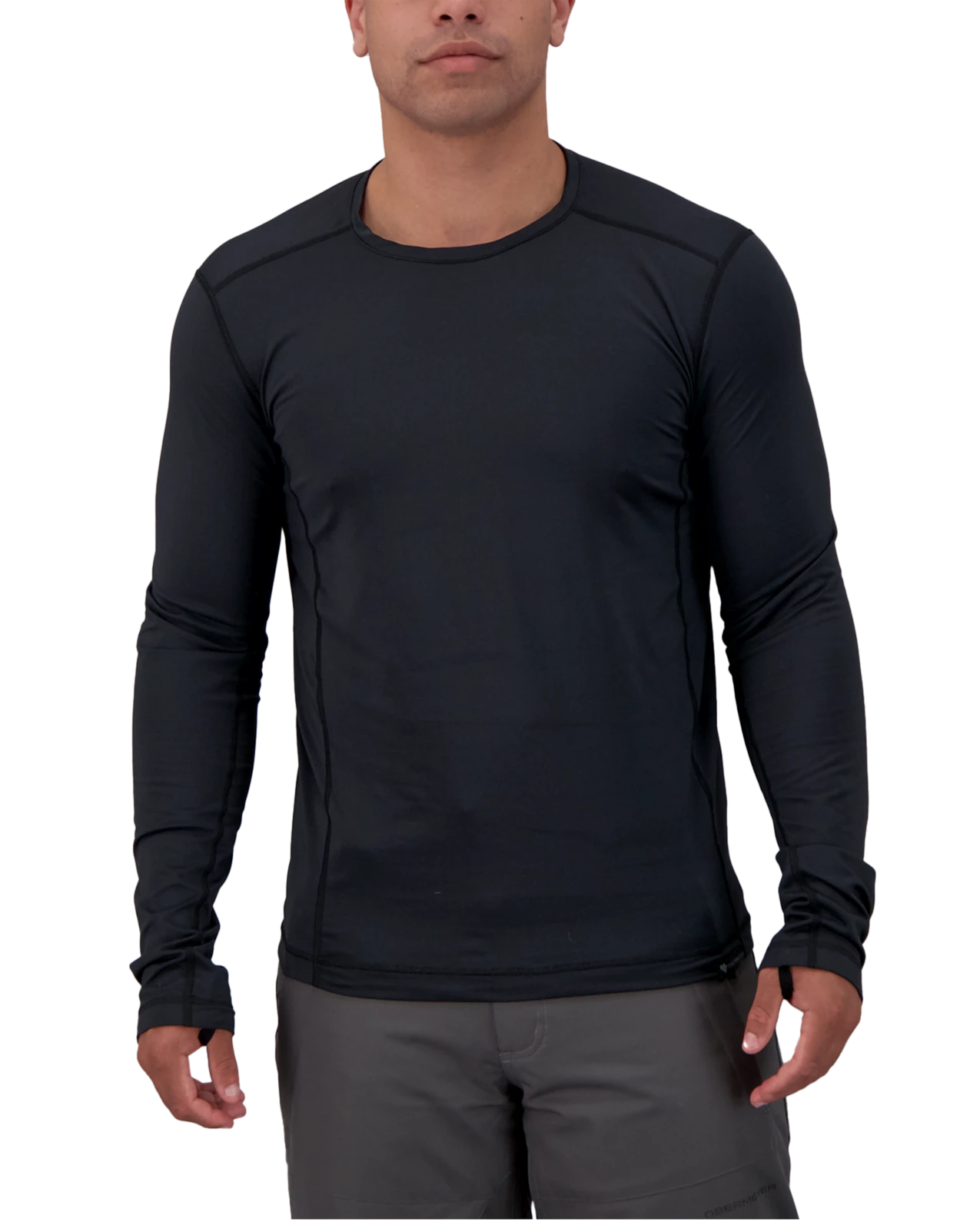 Obermeyer Lean Crew Baselayer Top - Black 3 Obermeyer Lean Crew Baselayer Top - Black