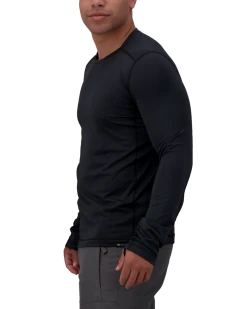 Obermeyer Lean Crew Baselayer Top - Black 8 Obermeyer Lean Crew Baselayer Top - Black -Obermeyer Sales Store WebZoom 2901116009 S04 MODSDE