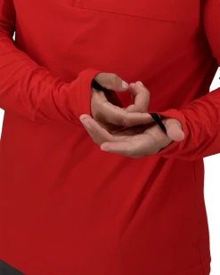 Obermeyer Flex 1/4 Zip Baselayer Top - Brakelight -Obermeyer Sales Store WebZoom 2901319042 S06 MODDET2