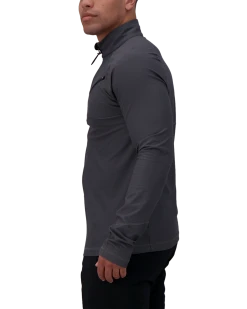 Obermeyer Flex 1/4 Zip Baselayer Top - Coal -Obermeyer Sales Store WebZoom 2901320004 S04 MODSDE