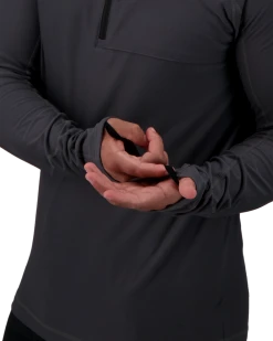 Obermeyer Flex 1/4 Zip Baselayer Top - Coal -Obermeyer Sales Store WebZoom 2901320004 S06 MODDET2