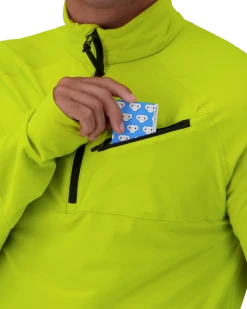 Obermeyer Flex 1/4 Zip Baselayer Top - Matcha -Obermeyer Sales Store WebZoom 2901321086 S05 MODDET1