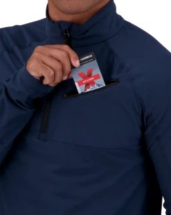 Obermeyer Flex 1/4 Zip Baselayer Top - Admiral -Obermeyer Sales Store WebZoom 2901321174 S05 MODDET1