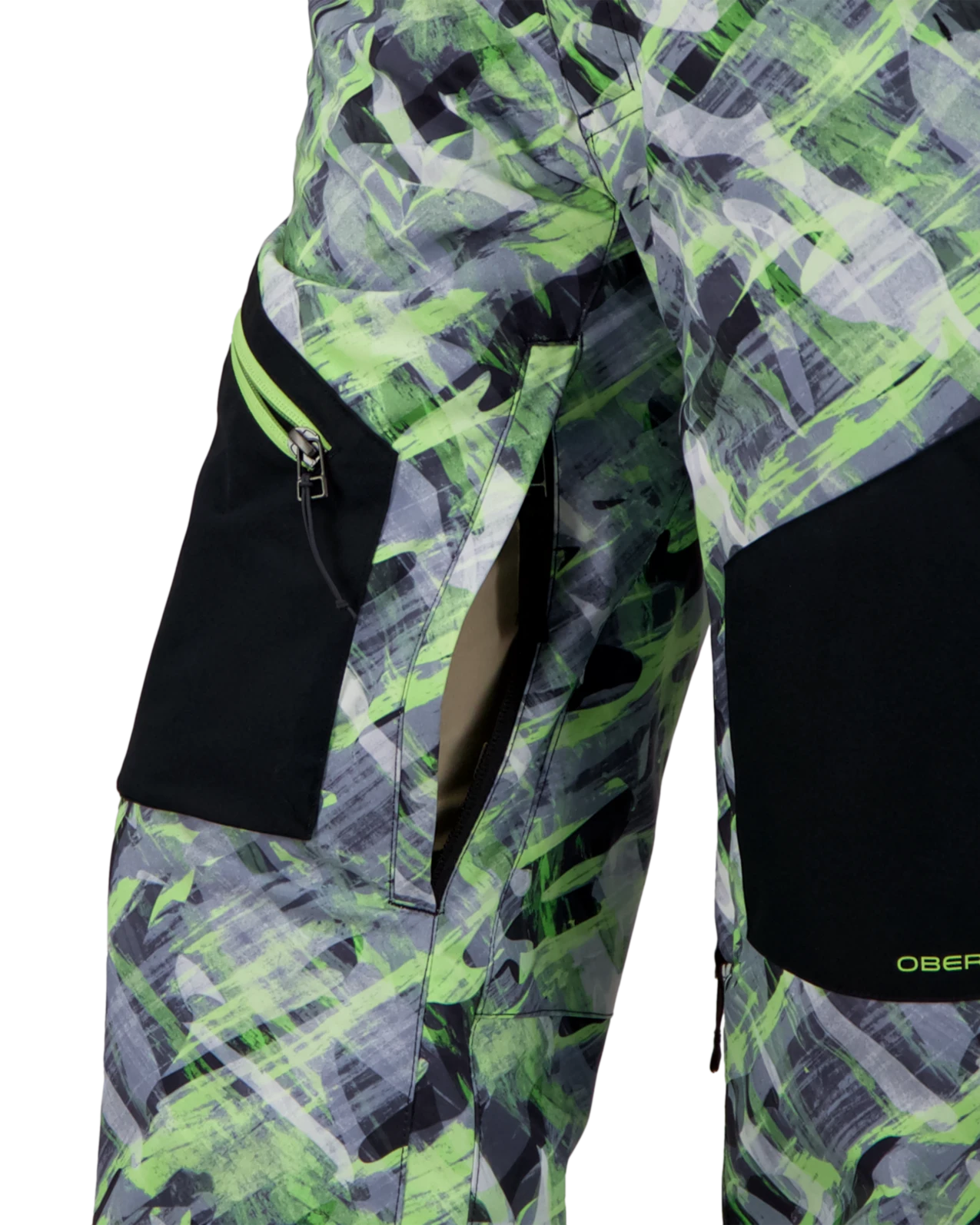 Obermeyer Connor Bib Pant - Carbon Camo 9 Obermeyer Connor Bib Pant - Carbon Camo - Image 7