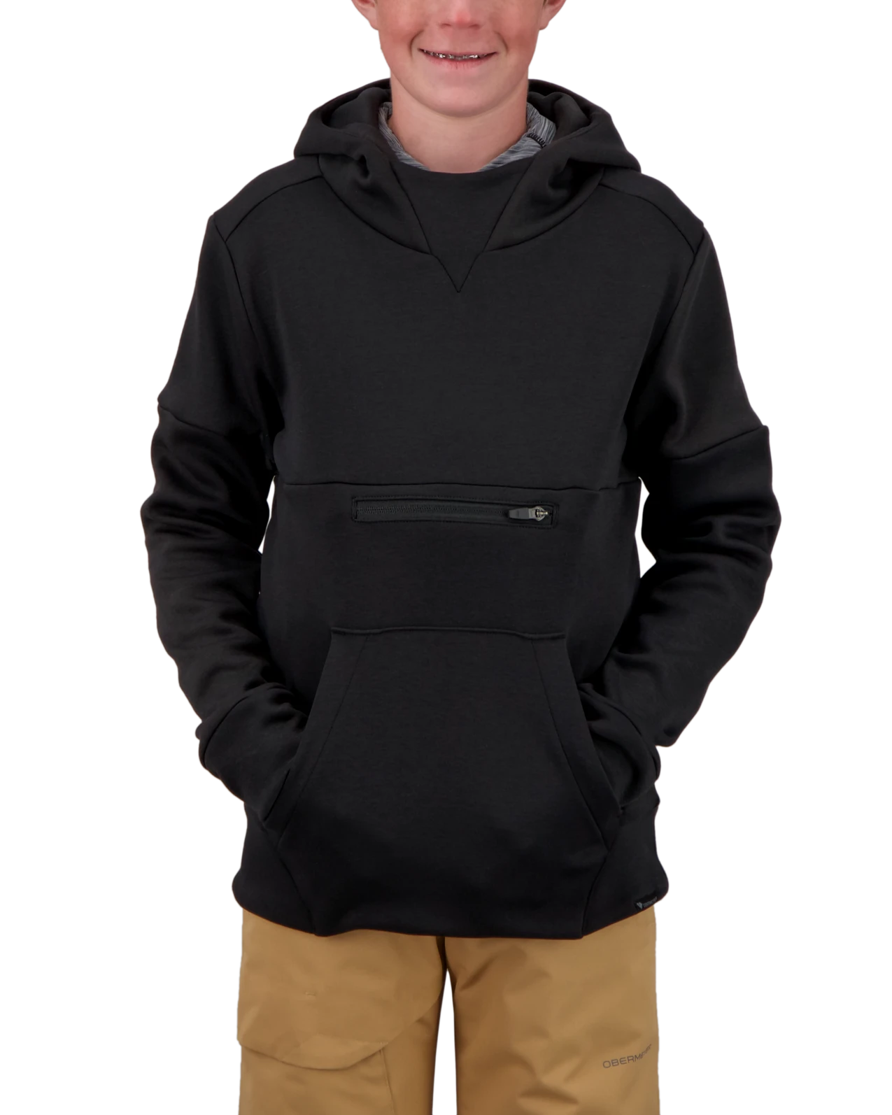 Obermeyer Asher Flc Hoodie - Black 3 Obermeyer Asher Flc Hoodie - Black
