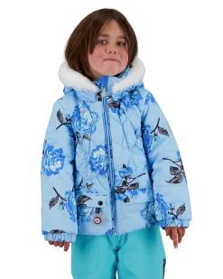 Obermeyer Roselet Jacket - Roses-R-Blue
