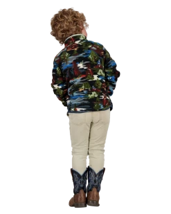 Obermeyer Kids' Boulder Fleece - Happy Camper -Obermeyer Sales Store WebZoom 7703621143 S02 MODBCK