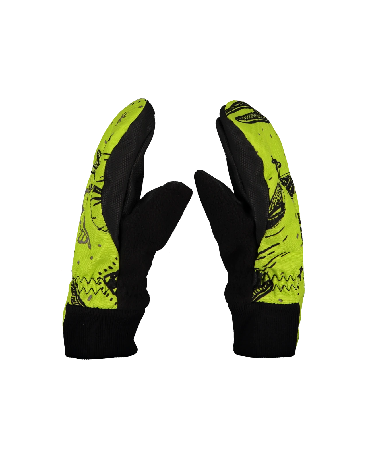 Obermeyer Thumbs Up Mitten Print - Racer Birdz 5 Obermeyer Thumbs Up Mitten Print - Racer Birdz - Image 3