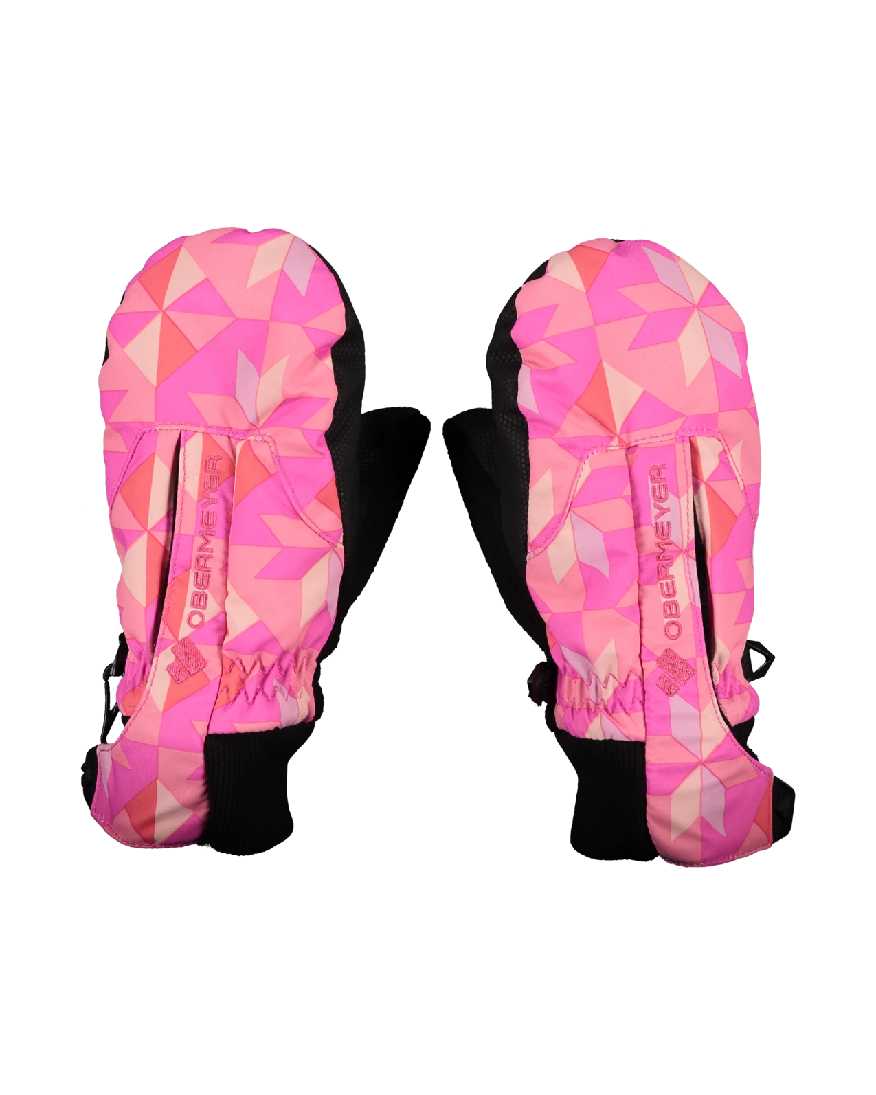 Obermeyer Thumbs Up Mitten Print - Pink-A-Lot 3 Obermeyer Thumbs Up Mitten Print - Pink-A-Lot