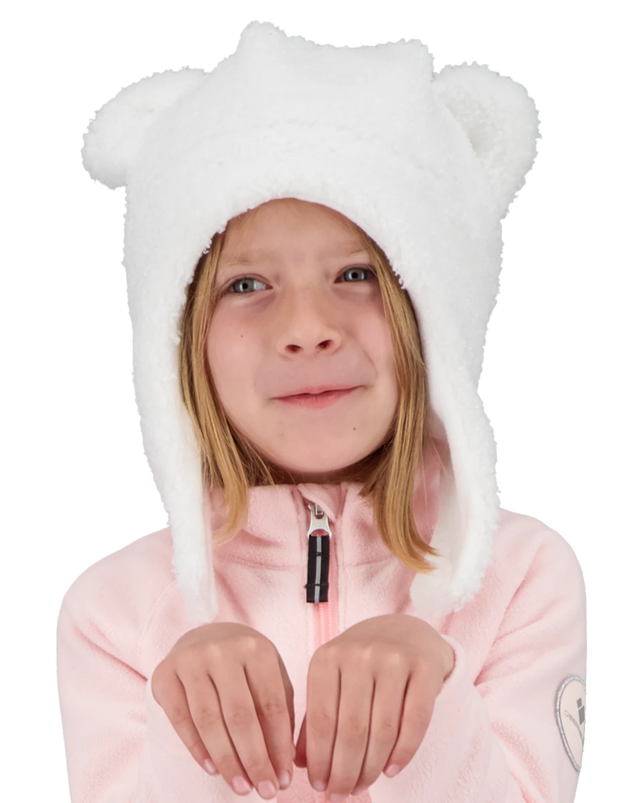 Obermeyer Ted Fur Hat - White 3 Obermeyer Ted Fur Hat - White