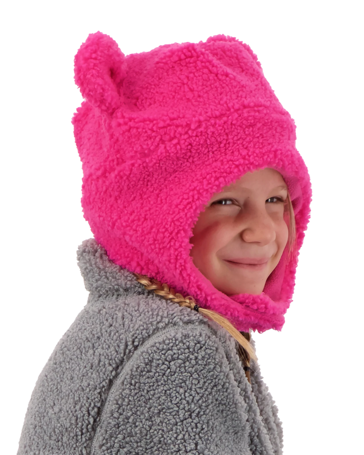 Obermeyer Ted Fur Hat - Pink Pwr 8 Obermeyer Ted Fur Hat - Pink Pwr - Image 6