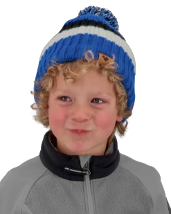 Obermeyer Powell Pom Beanie - Blue Vibes