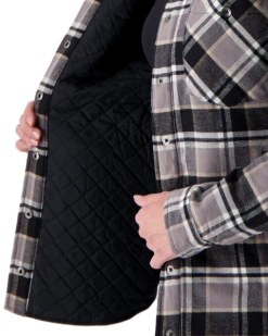 Obermeyer Women's Avery Flannel - Berm Plaid -Obermeyer Sales Store webimage 1404619122 S08 MODDET1