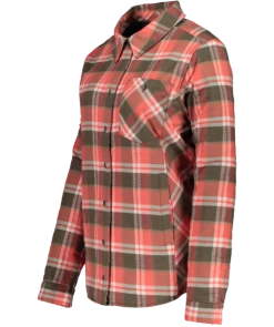 Obermeyer Women's Avery Flannel - Coral Berm Plai -Obermeyer Sales Store webimage 1404619137 S02 MQNSDE