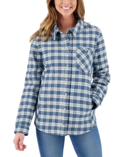 Obermeyer Women's Avery Flannel - Icy Mey Plaid -Obermeyer Sales Store webimage 1404619173 S05 MODFRT