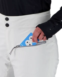 Obermeyer Bliss Pant - White 12 Obermeyer Bliss Pant - White -Obermeyer Sales Store webimage 1510116010 S05 MODDET1