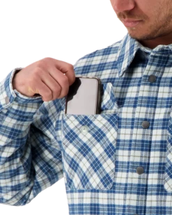 Obermeyer Men's Avery Flannel - Icy Mey Plaid -Obermeyer Sales Store webimage 2404619173 S08 MODDET1