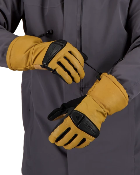 Obermeyer Eclipse Leather Glove - Buckskin 3 Obermeyer Eclipse Leather Glove - Buckskin