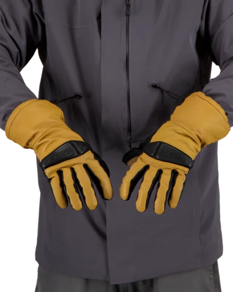 Obermeyer Eclipse Leather Glove - Buckskin 5 Obermeyer Eclipse Leather Glove - Buckskin - Image 3