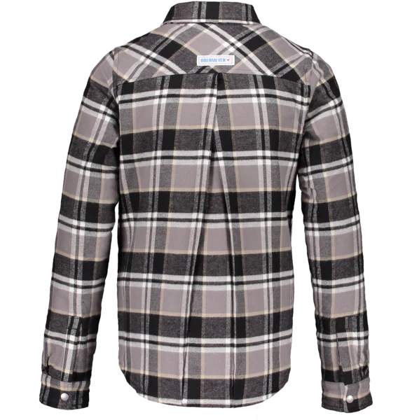 Obermeyer Teen Girls Avery Flannel - Berm Plaid 4 Obermeyer Teen Girls Avery Flannel - Berm Plaid - Image 2