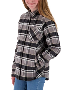 Obermeyer Teen Girls Avery Flannel - Berm Plaid 13 Obermeyer Teen Girls Avery Flannel - Berm Plaid -Obermeyer Sales Store webimage 3401619122 S06 MODSDE
