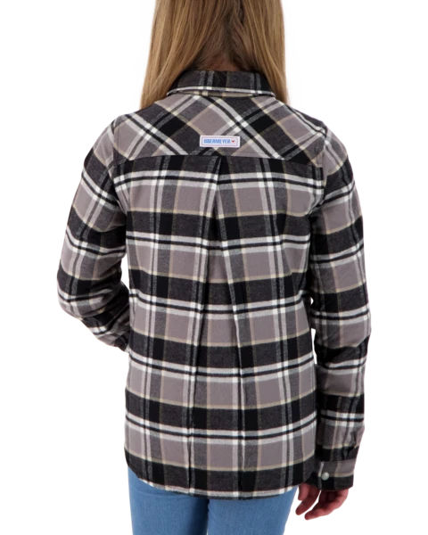 Obermeyer Teen Girls Avery Flannel - Berm Plaid 8 Obermeyer Teen Girls Avery Flannel - Berm Plaid - Image 6