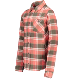 Obermeyer Teen Girls Avery Flannel - Coral Berm Plai -Obermeyer Sales Store webimage 3401619137 S03 MQNSDE