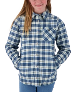Obermeyer Teen Girls Avery Flannel - Icy Mey Plaid -Obermeyer Sales Store webimage 3401619173 S05 MODFRT