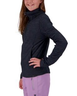 Obermeyer Clara 1/4 Zip Top - Black II -Obermeyer Sales Store webimage 3901021009 S03 MODSDE