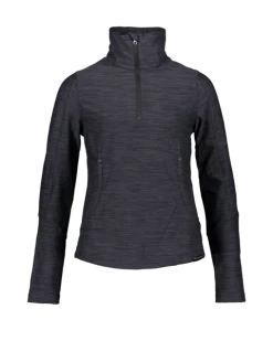 Obermeyer Clara 1/4 Zip Top - Black II -Obermeyer Sales Store webimage 3901021009 S04 MQNFRT