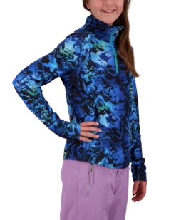 Obermeyer Clara 1/4 Zip Top - Space Out -Obermeyer Sales Store webimage 3901021163 S03 MODSDE